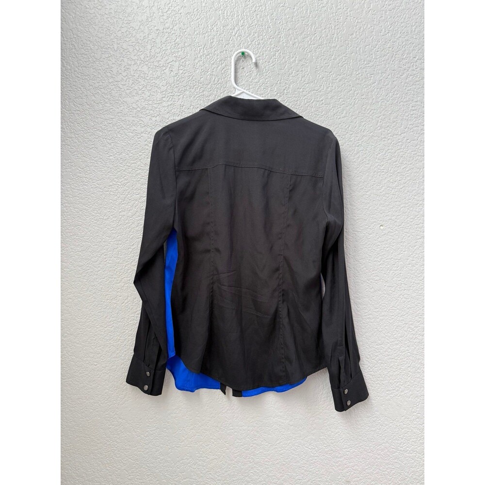 Cach Color Block Button Down Blouse - image 5